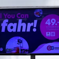 Das Deutschlandticket für 49€ ermöglicht unbegrenzte Fahrten in Deutschland und auch in den Niederlanden.