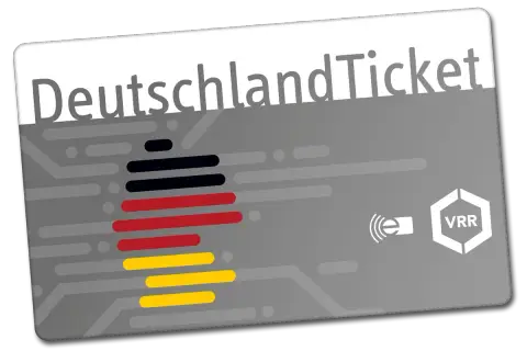 Deutschlandticket als Karte, ideal für alle, die das Deutschlandticket ohne Handy nutzen möchten.