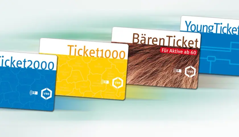 VRR Online-Tickets: Ticket2000, Ticket1000, BärenTicket und YoungTicketPLUS. Bequem online kaufen und entwerten.