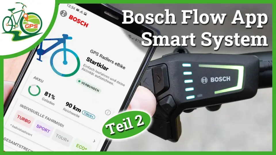 Bosch eBike Flow App richtig nutzen - Funktionen und Tipps
